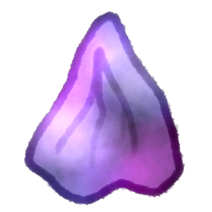 Drawing of a lone galaxy colored blanket.