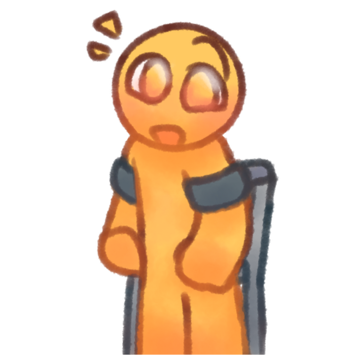Drawing of an emojiperson using forearm crutches.