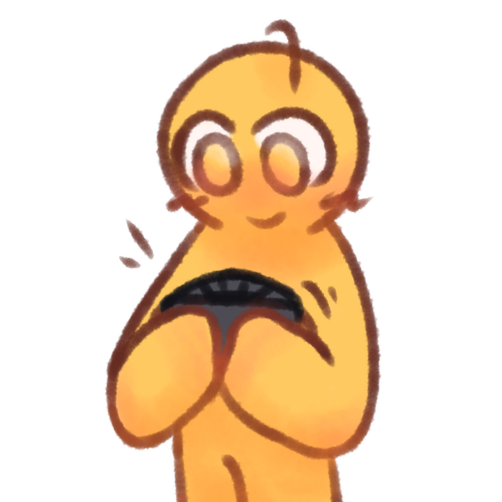 Drawing of an emojiperson typing on an AAC tablet.